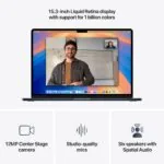 Apple 15" MacBook Air with M4 chip, 10-core CPU / 10-core GPU, 16GB Memory, 256GB SSD - Midnight - Image 5